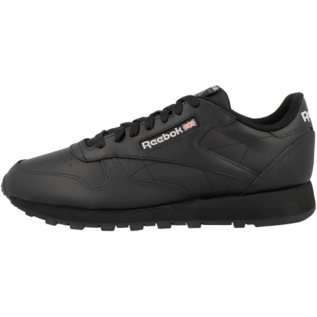Baskets Classiques en Cuir Noir Reebok pour un Style Épuré