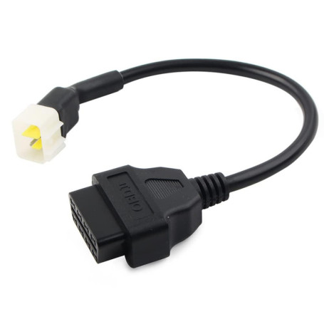 Adaptateur OBD2 6 Broches pour Moto Benelli - Câble Diagnostic Delphi