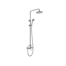 Colonne de Douche Ibergrif Mundo en Acier Inoxydable avec Douchette et Flexible