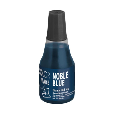 Recharge d'encre COLOP pour tampon MAKE - 25 ml Bleu Noble