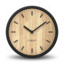 Horloge Murale Silencieuse Cander Berlin en Bois de Chêne Vintage 30 cm