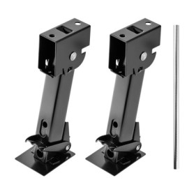 Vérins Stabilisateurs Télescopiques VEVOR pour Caravane et Camping-car - Charge 453,59 kg