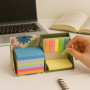 Bloc-notes colorés Miquelrius avec index autocollants et mini cube