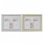 Cadre photo DKD Home Decor Verre Argenté Doré Aluminium PS Traditionnel (47 x 2 65,99 €