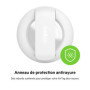 Anneau de Protection avec Pince pour AirTag Apple - Blanc