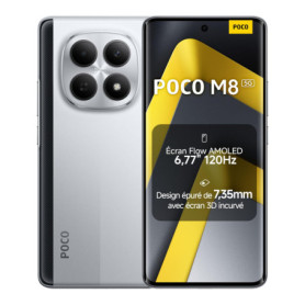 Xiaomi POCO M8 - Smartphone 8 Go RAM, 256 Go Stockage, Écran AMOLED 120Hz