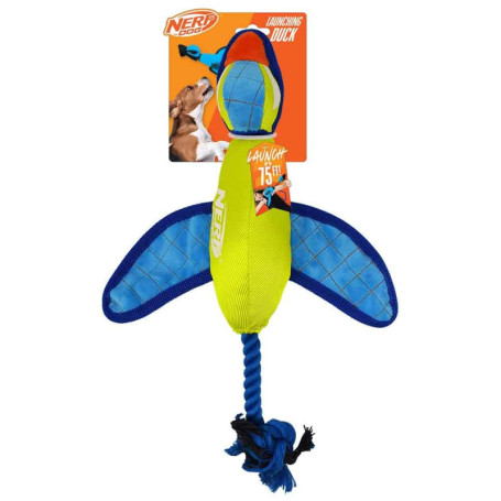 Canard Lanceur Interactif Nerf Dog pour Chiens - Jouet Durable et Stimulant