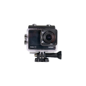 Nilox DUAL S - Caméra d'Action 4K avec Écran Tactile et Étui Étanche