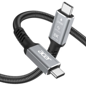 Câble USB 4 Thunderbolt 4/3 - 1 m, 8K HDR, 40 Gbps, Charge PD 240 W