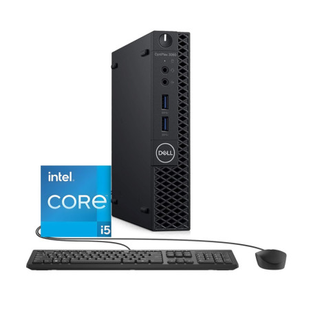 Mini PC Dell Optiplex 3060 - Intel Core i5, 8 Go RAM, 512 Go SSD, Windows 11 Pro