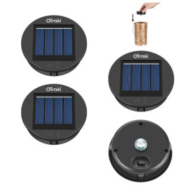 Lot de 4 Couvercles de Rechange pour Lampe Solaire OTraki - Étanches et Efficaces
