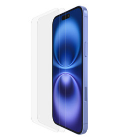 Verre Trempé Belkin ScreenForce pour iPhone 16 Plus - Pack de 2