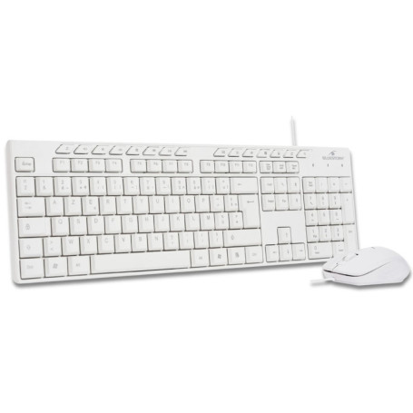 Pack Clavier Souris Filaire Bluestork - Ergonomique et Silencieux pour PC
