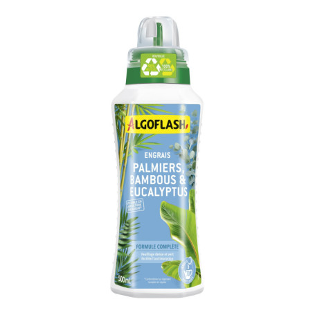 Engrais Liquide Algoflash pour Plantes Méditerranéennes - 500 mL avec Bouchon Doseur