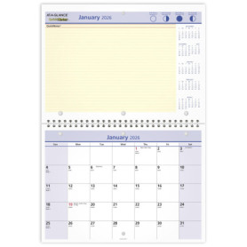 Calendrier mural mensuel QuickNotes 2026 - At-A-Glance