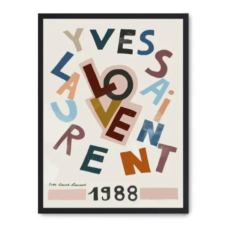 Affiche artistique Yves Saint Laurent - FASE5 par AlexandreHouse