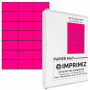Pack de 525 Étiquettes Autocollantes Rose Fluo A4 - Imprimiz