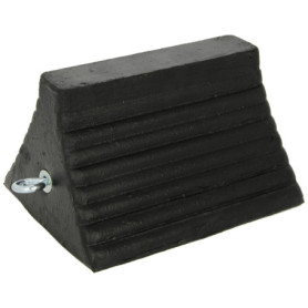 Cale de roue en caoutchouc Roadblock RC815 - Stabilisateur noir 25,4 cm