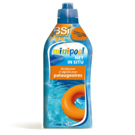 BSI Mini Pool - Poudre d'entretien sans chlore pour petites piscines - 1kg