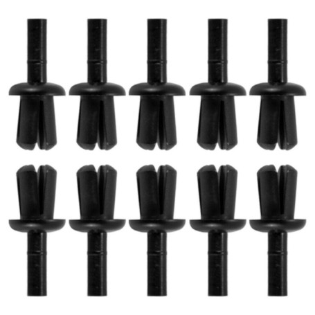 Kit de 10 Rivets en Plastique pour Fixation de Pare-chocs - Cyclingcolors