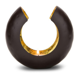 Lampe de table en métal doré - Petite théière design apaisante