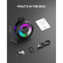 Haut-Parleur Bluetooth Étanche IPX7 avec Lumières RVB et Son Surround 360°
