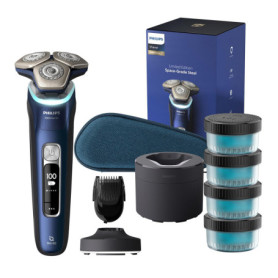 Rasoir Électrique Philips Série 9000 avec Technologie SkinIQ et Tondeuse à Barbe