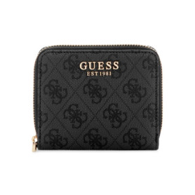 Porte-monnaie GUESS Laurel II en cuir gaufré avec fermeture éclair