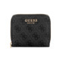 Porte-monnaie GUESS Laurel II en cuir gaufré avec fermeture éclair