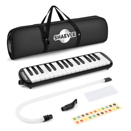 Mélodica Shaevle 32 Touches avec Sac de Transport - Instrument Musical pour Enfants