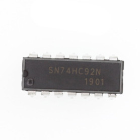 Pack de 10 Portes Logiques SN74HC92N DIP-14 - HUABAN