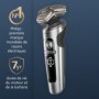 Rasoir Électrique Philips S9000 Prestige Wet&Dry avec Tondeuse de Précision