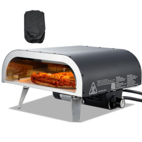 Four à Pizza Portable VEVOR au Propane - 30,5 cm avec Pierre et Sac de Transport