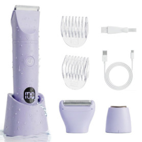 Rasoir Électrique Femme 3 en 1 avec Affichage LED - Carehabi