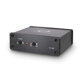 Dynavox TC-5B Préamplificateur Phono Compact pour Platine Vinyle Noir