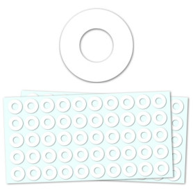 2000 Oeillets Étiquettes Autocollants Ronds Blancs pour Classeur