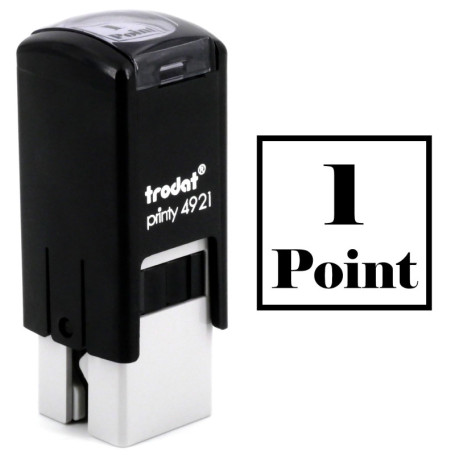 Tampon Auto-Encreur 1 Point pour Cartes de Fidélité et Tickets