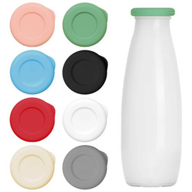 Ensemble de 8 Bouchons Réutilisables en Silicone Multicolores pour Bouteilles