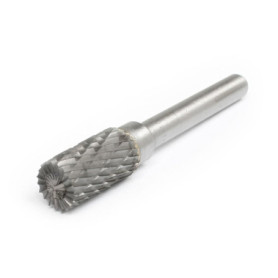 Fraise Rotative en Carbure de Tungstène - Tête Cylindrique Double Coupe 10x20mm
