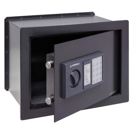 Coffre-Fort Encastrable ARREGUI avec Serrure Électronique et Clé d'Urgence - 17L