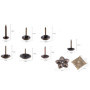 100 Clous Décoratifs Vintage en Métal Bronze pour Meubles et Artisanat
