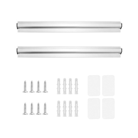 Porte Menu Mural QWORK en Aluminium - 2 Pièces pour Restaurant