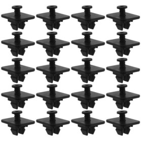 ECSiNG Lot de 20 Clips de Fixation pour Pare-chocs Arrière de Voiture - Compatible Golf et Passat