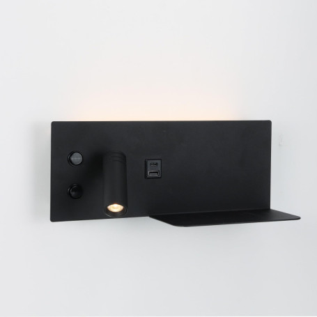 Applique Murale Moderne Alpinaluz avec Spot LED et Ports USB