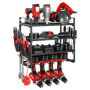 Organiseur mural VEVOR pour outils électriques - 4 niveaux de rangement