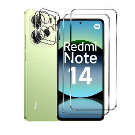 Protection Écran Verre Trempé pour Xiaomi Redmi Note 14 4G - 2 Pièces