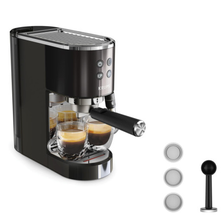 Cafetière Expresso Manuelle KRUPS Virtuoso+ - Préparez des Boissons comme un Barista