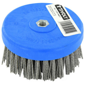 Brosse M14 Ø130mm en Fil Nylon G46 pour Meuleuse - Tivoly