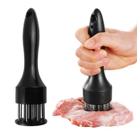 Attendrisseur à Viande en Acier Inoxydable - Outil Pratique pour Viandes