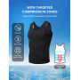 Mauro Kane Débardeur de Compression Homme Maillot de Corps Gaine Ventre Plat Homme Gainant Minceur sous-vêtements